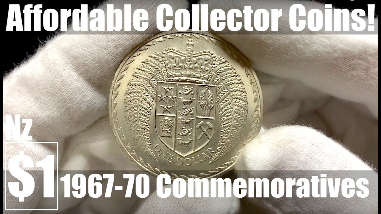 Commemoratives....New Zealand 1967-70 $1 Coins