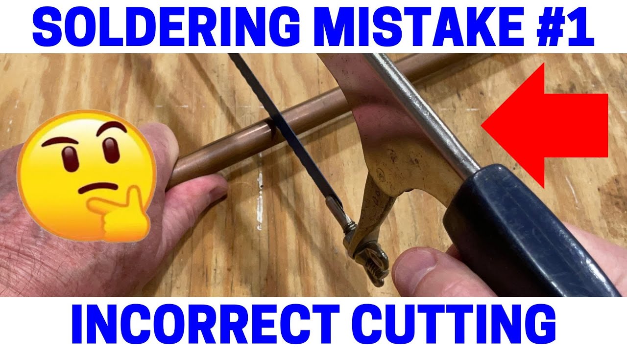 How To Solder Copper Pipe The Correct Way - Cutting