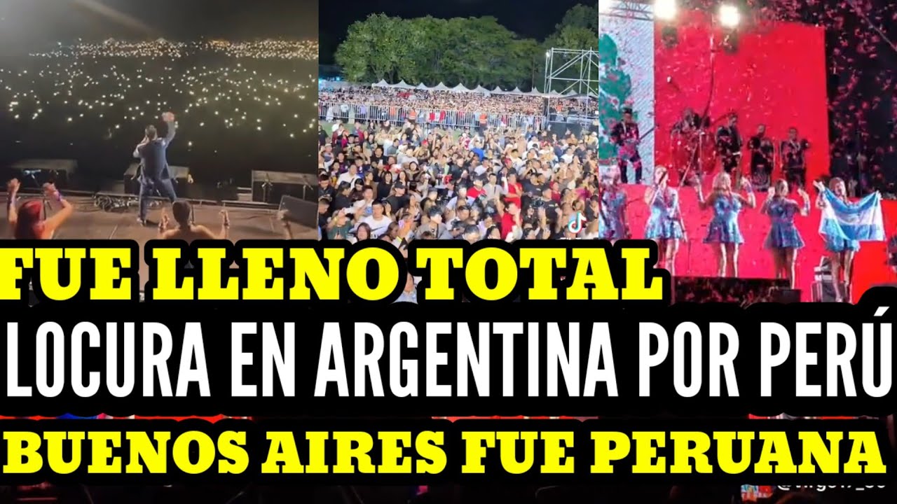 LOCURA POR PERÚ!!😱 MILES en ARGENTINA LLenan por VER a GRUPO PERUANO corazon serrano