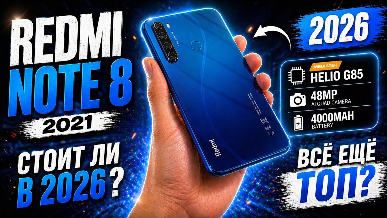 REDMI NOTE 8 (2021)!СТОИТ ЛИ В 2026?