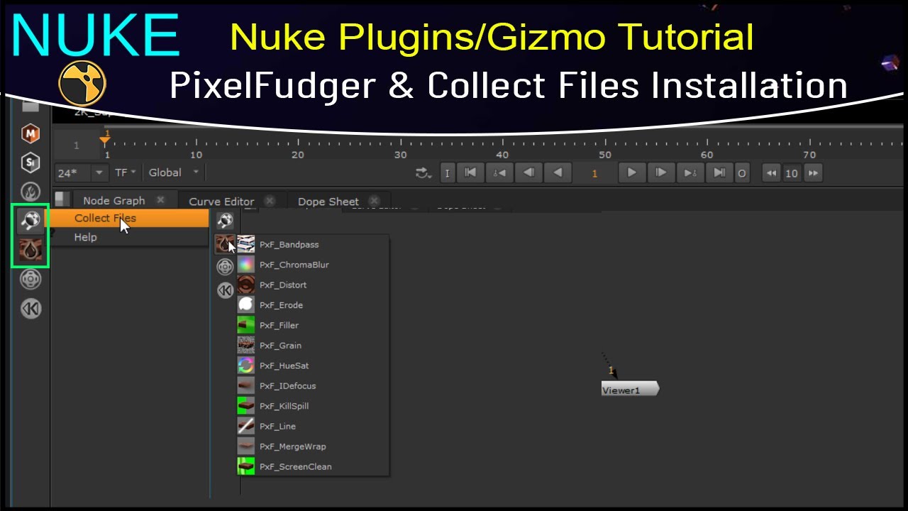 Nuke Gizmo Tutorial | How to Install PixelFudger & Collect Files Plugins in Nuke