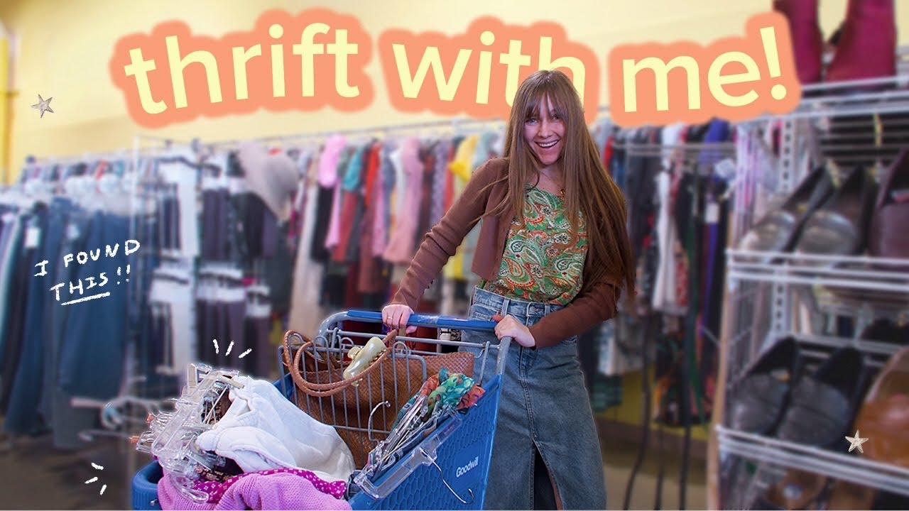 thrift with me (this was a GOOD day) 🛒👏🏽 under $20 spring thrift haul + i found this again?!