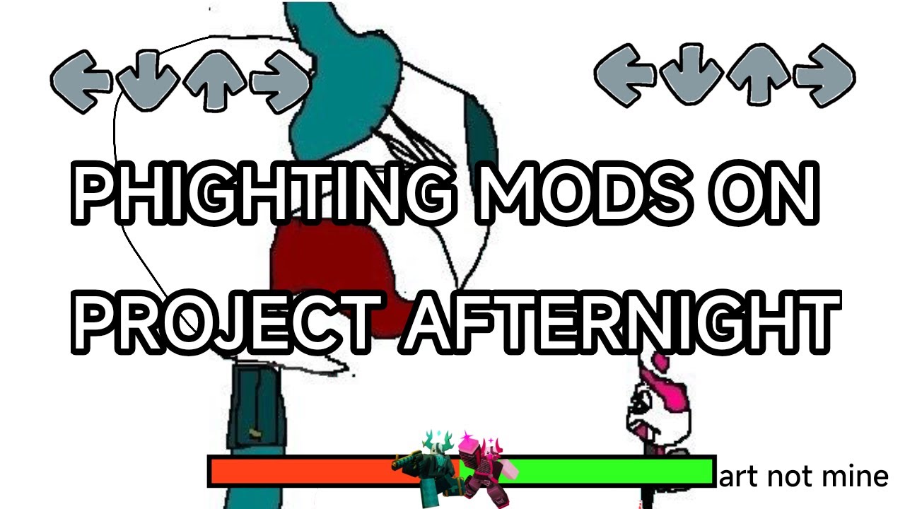 Playing Project: afternight on phighting mods! (FIRST VID !!)