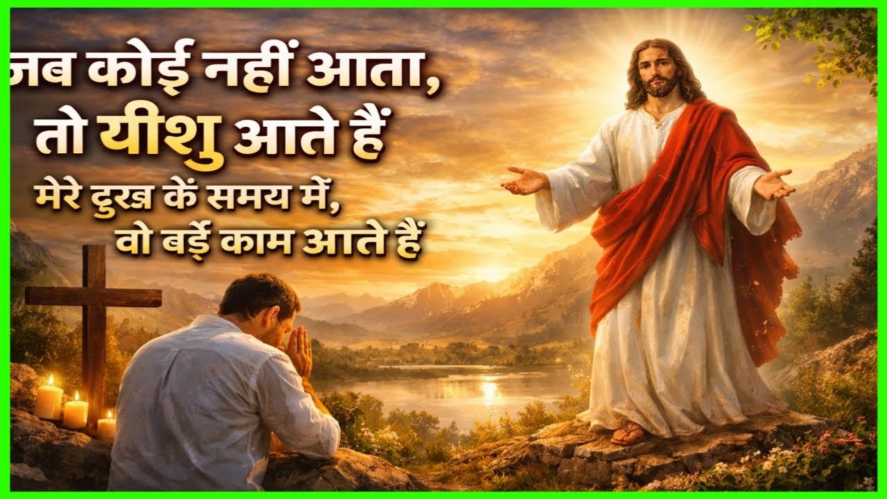 जब कोई साथ नहीं देता तब यीशु आते हैं | Heart Touching Yeshu Masih Bhajan