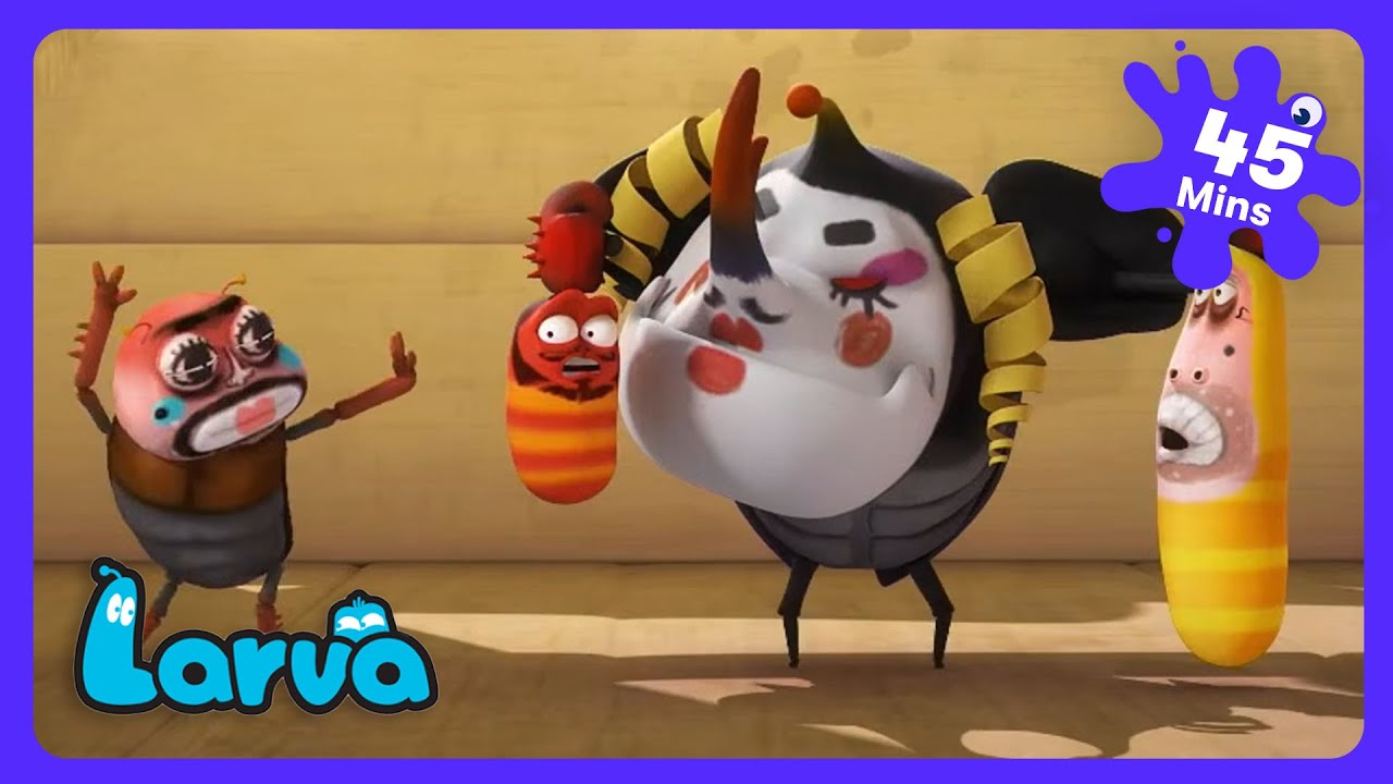 Larva - Funny Makeup Dance! | Kids Cartoons | WildBrain Hero Tower