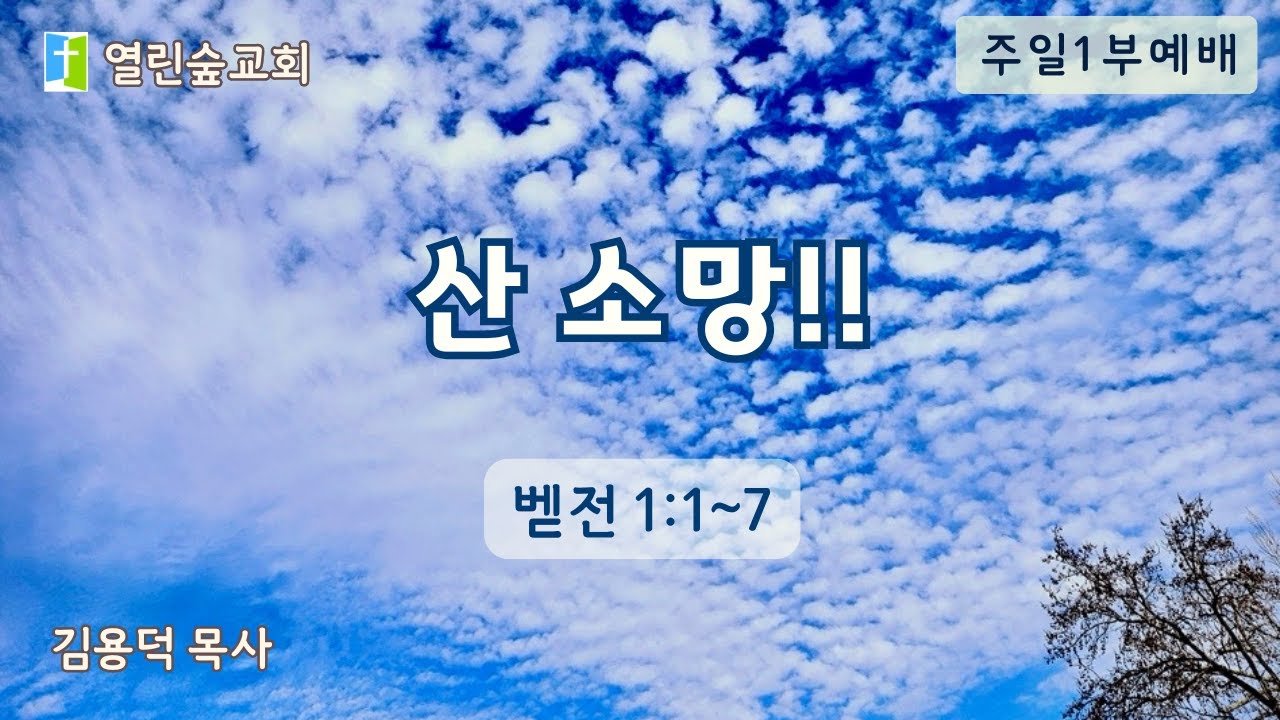 산 소망!!/주일1부예배/26.02.01