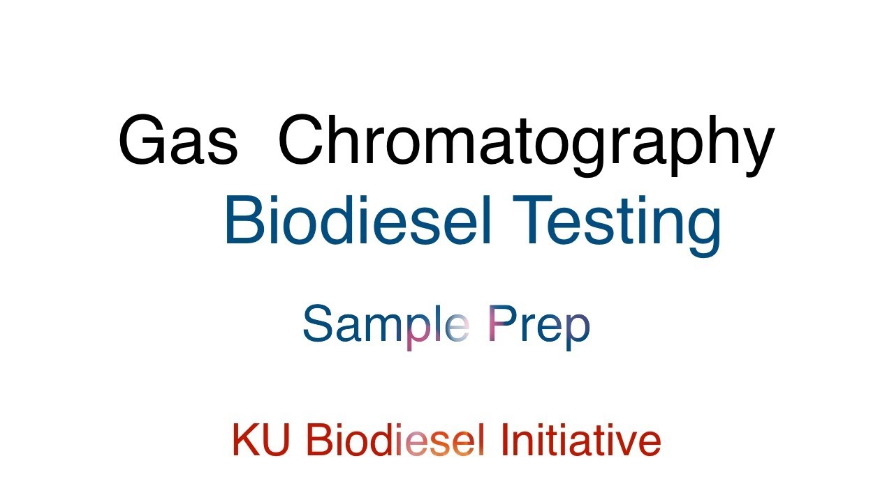 Biodiesel Testing part 1