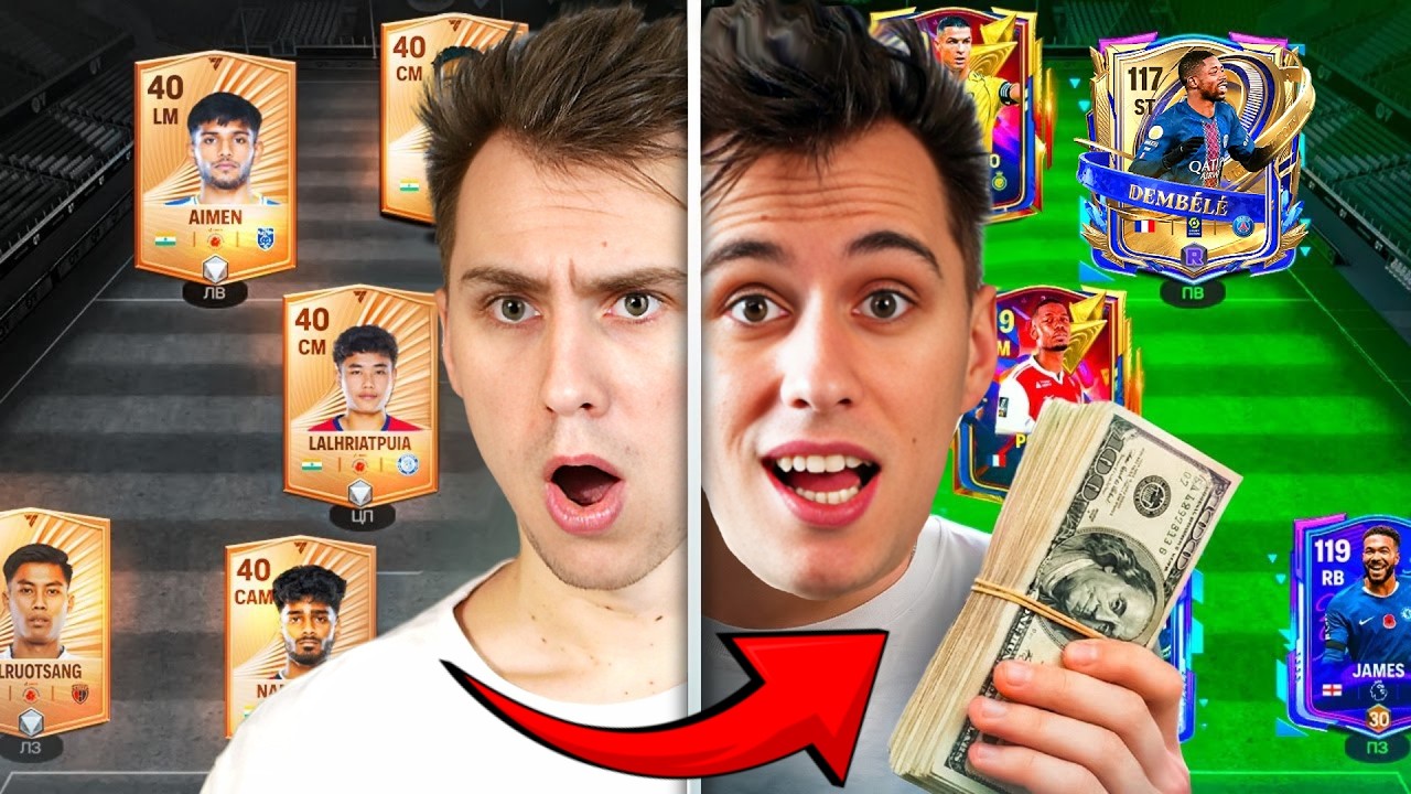 Vylepšil jsem Martinovi FC MOBILE Tým pomocí TOTY DRAFTŮ...🥶😱