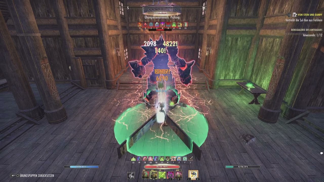 Stamina Arcanist 129k DPS [no Ulti pots] ESO - U39