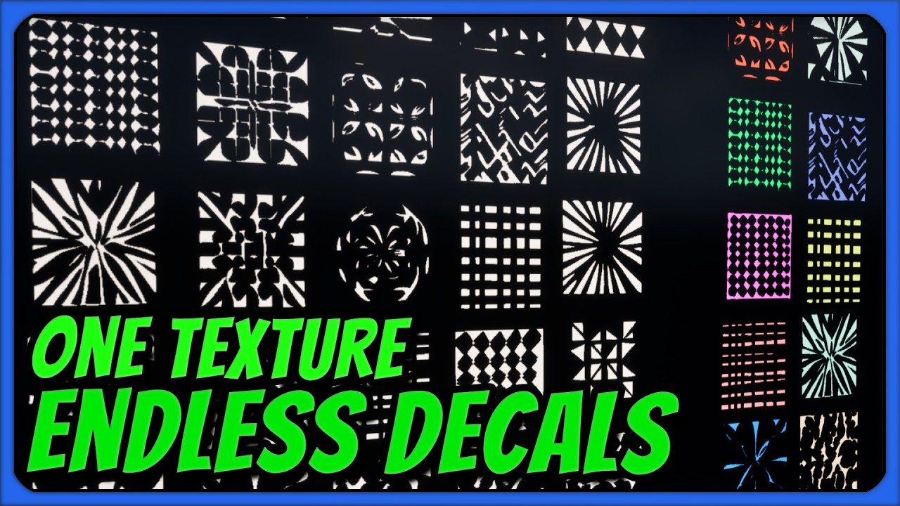What If You Could Swap Decals WITHOUT Blueprints in Unreal Engine?