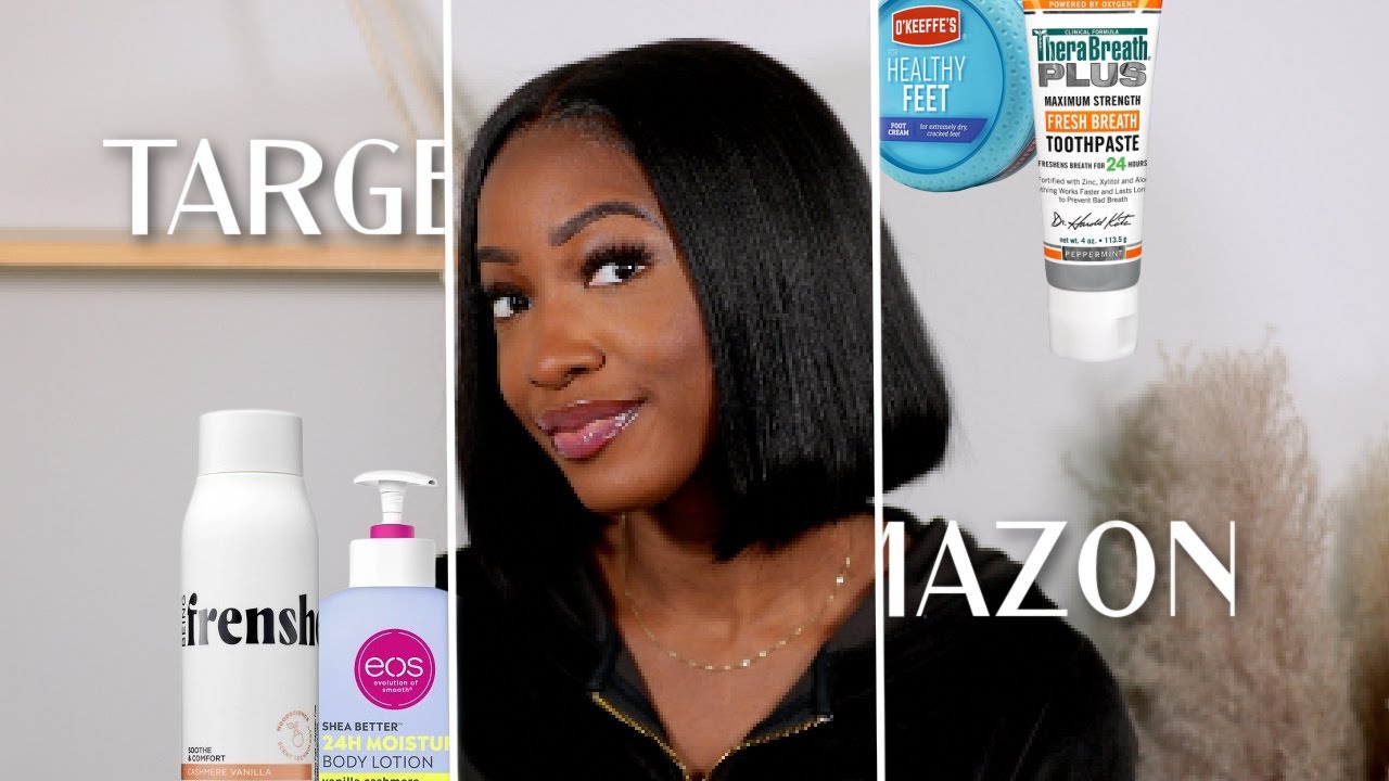 Amazon & Target Haul l Wellness, Body & Skincare l Too Much Mouth