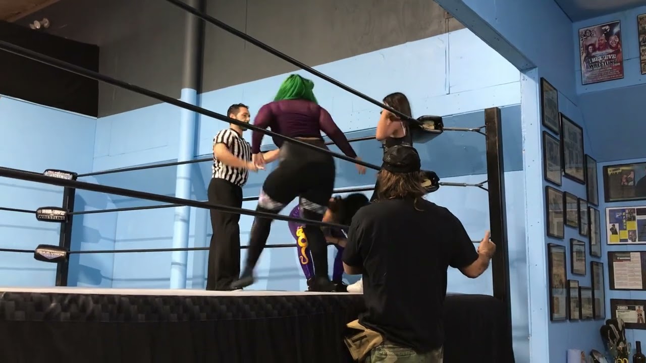 TVD Tag Team Match: Gina Sais Quoi & Mojo vs Dolly Blackflower & Boa Ali