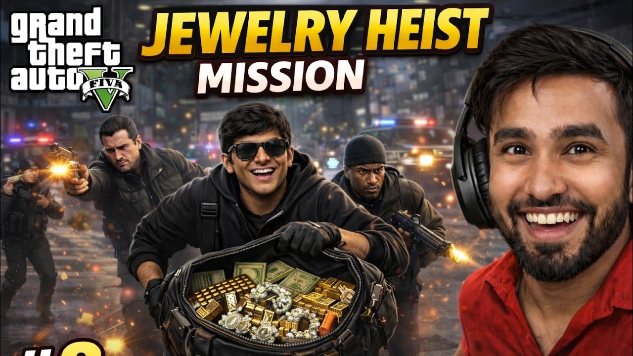 Ultimate Jewelry Shop Heist💎 in GTA5 GAMEPLAY!!!!!!