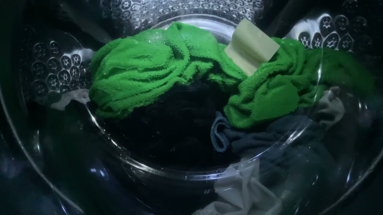 Bottom Washing Machine Washing Clothes | 4k 60FPS | Reversed | S1 EP22