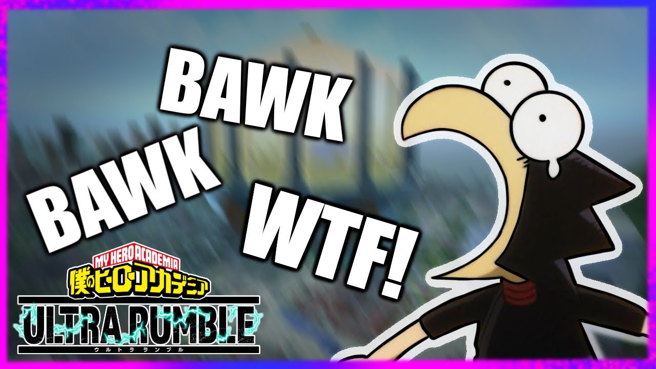 VOICE ACTING THE EMO BIRD! | My Hero Ultra Rumble