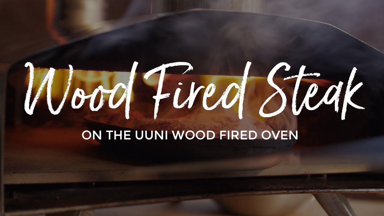 Wood Fired Pan Seared Steak in the Uuni (ooni) 2S