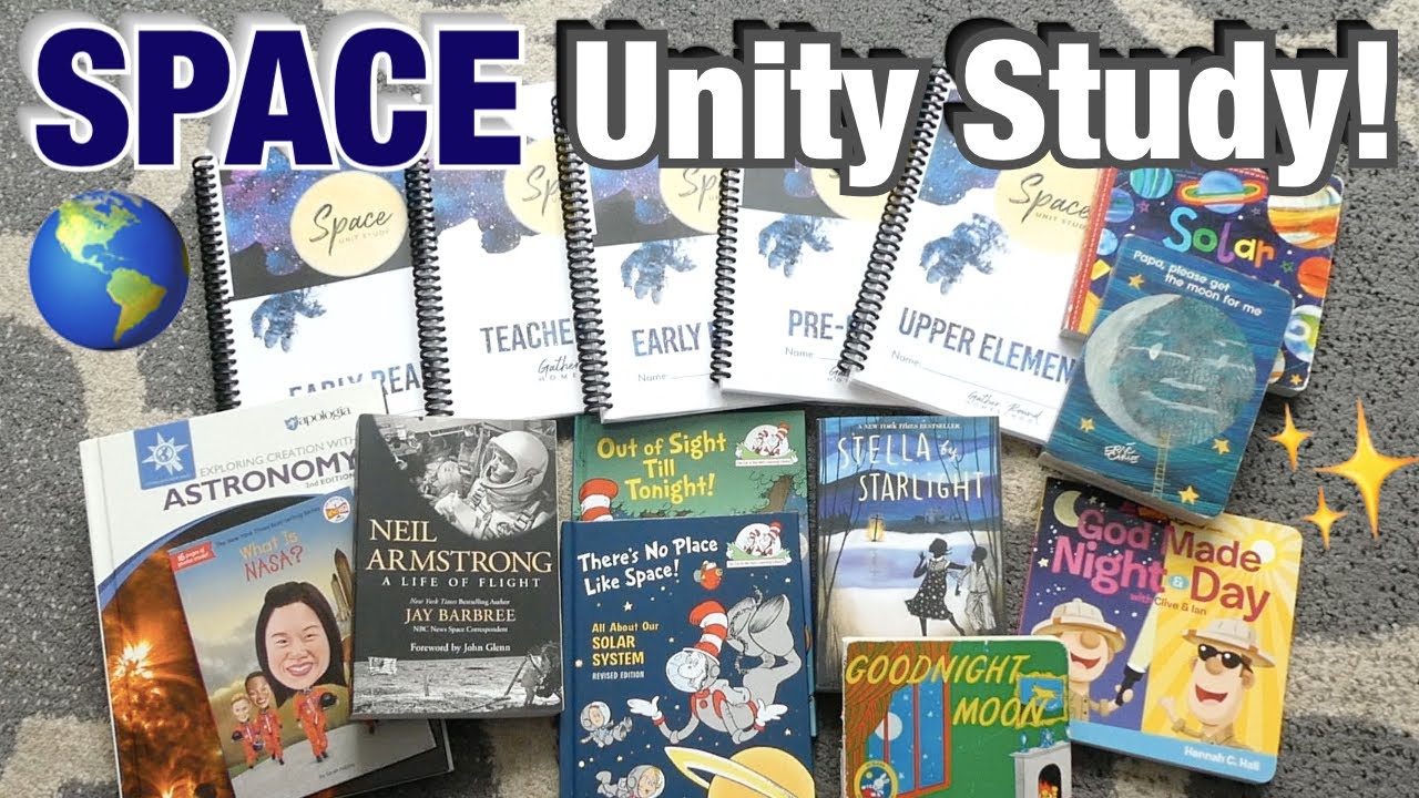 HOMESCHOOL OUTER SPACE UNIT STUDY! | BOOK HAUL