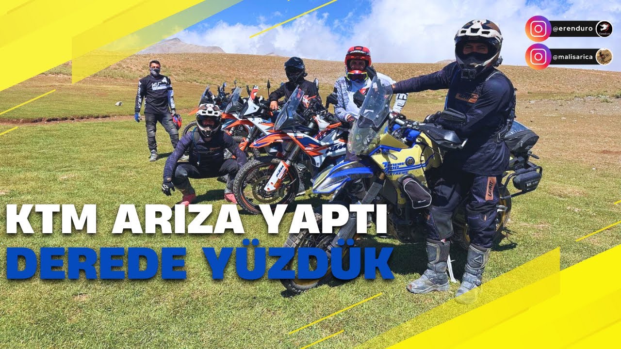 Adventure Ride / Motor Arıza yaptı / Dere de Yüzdük