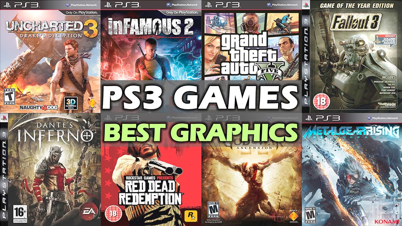 THE 40 BEST PS3 GAMES WITH THE BEST GRAPHICS THAT YOU SHOULD PLAY