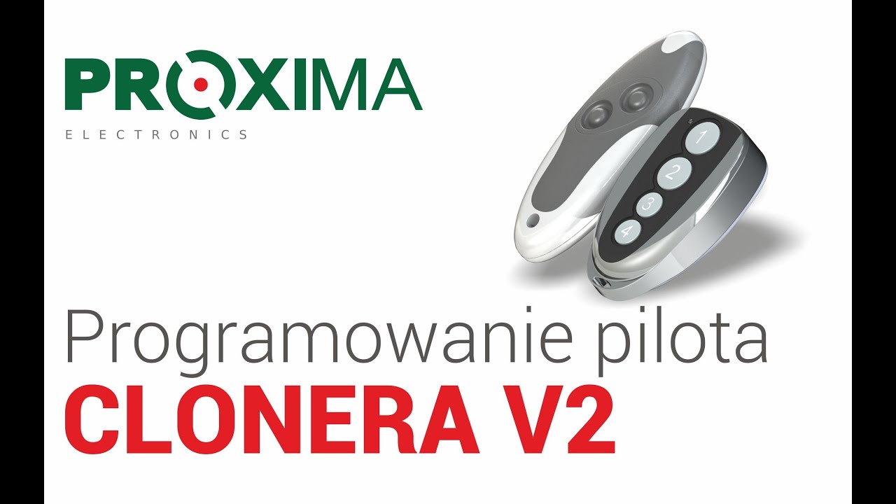 Programowanie pilota Cloner V2 - Proxima #Proxima #proximaelectronics #automatyka