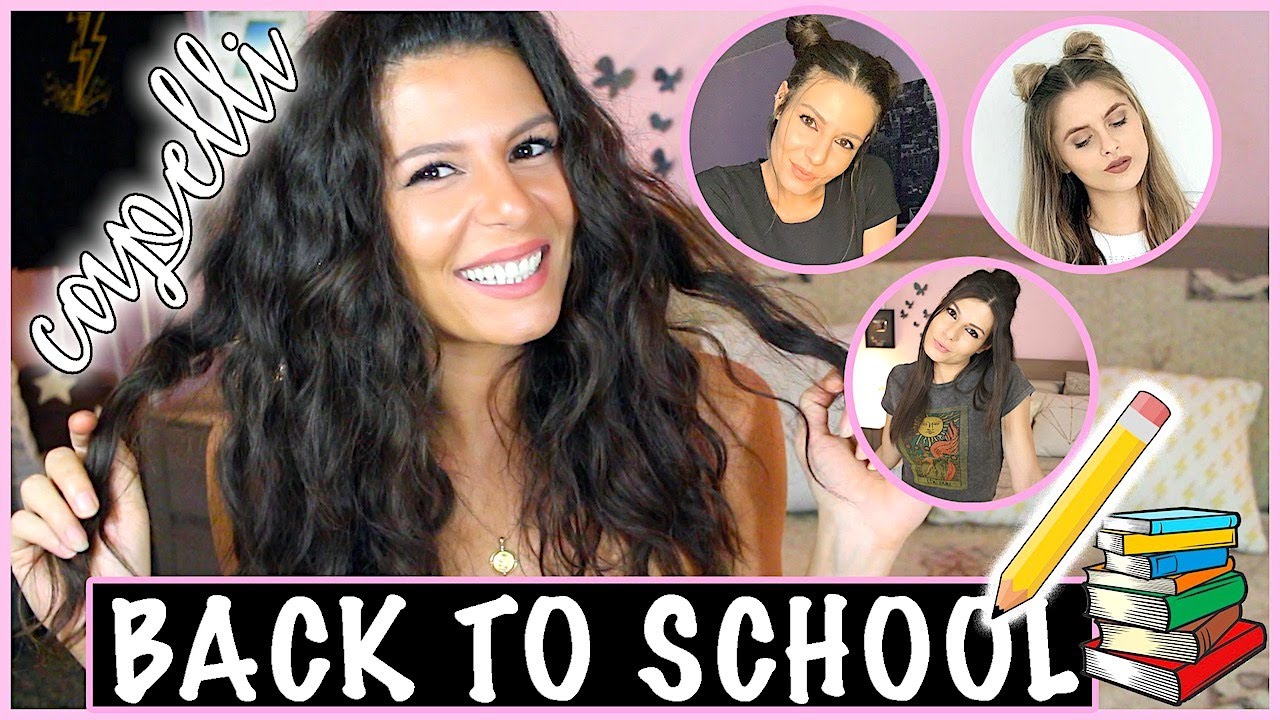 CAPELLI ✨WOW✨ per il BACK TO SCHOOL 😱 8 IDEE per tutti i CAPELLI 💁🏻‍♀️