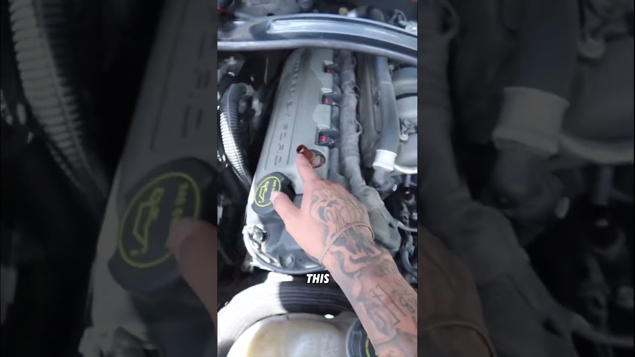 Installing A Oil Catch-Can In A 5.0 Mustang #mustang #cartok #viralvideo #shorts #diy #mechanic