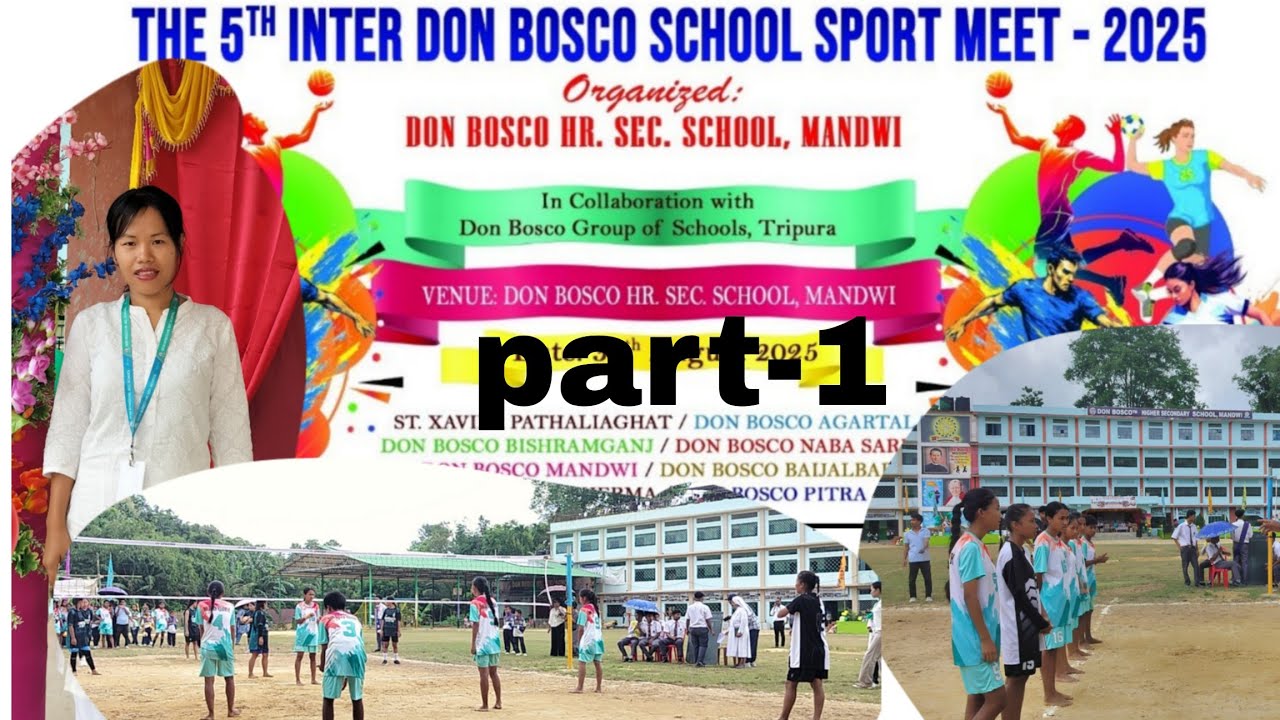 5th Inter-Don Bosco school sports meets 2025 || Kokborok vlogs @C YA 😁 vlogs 
