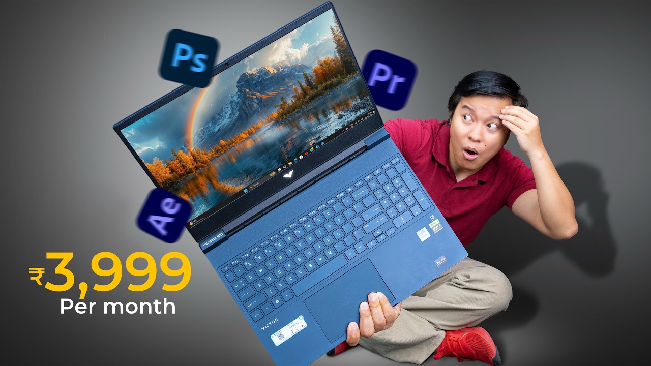 Solid Powerful Laptop at ₹3,999/Month😲 Nvidia RTX 3050 A - HP Special Edition