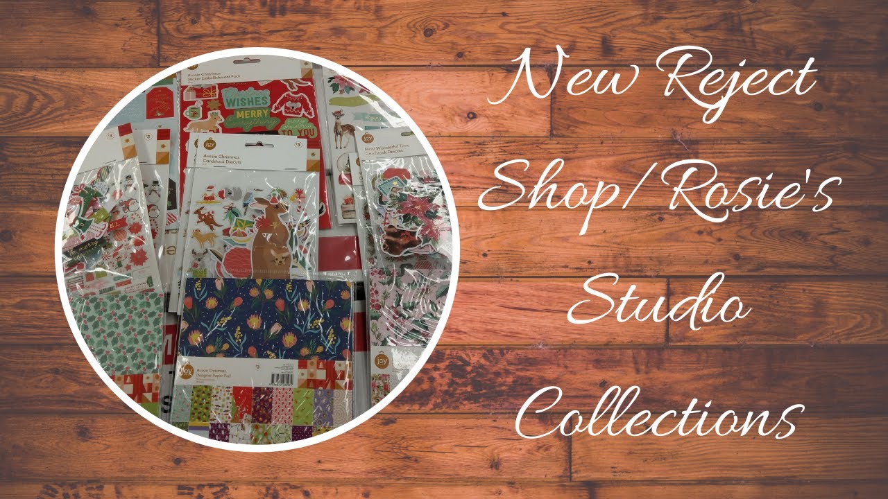 Aussie Christmas Most Wonderful Time and Rudolph and Friends Reject Shop/Rosie's Studio Spellbinders