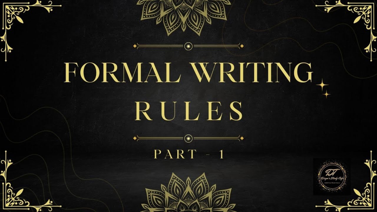 From Casual to Correct: Formal Writing Rules Demystified – Ep. 1!✨📚