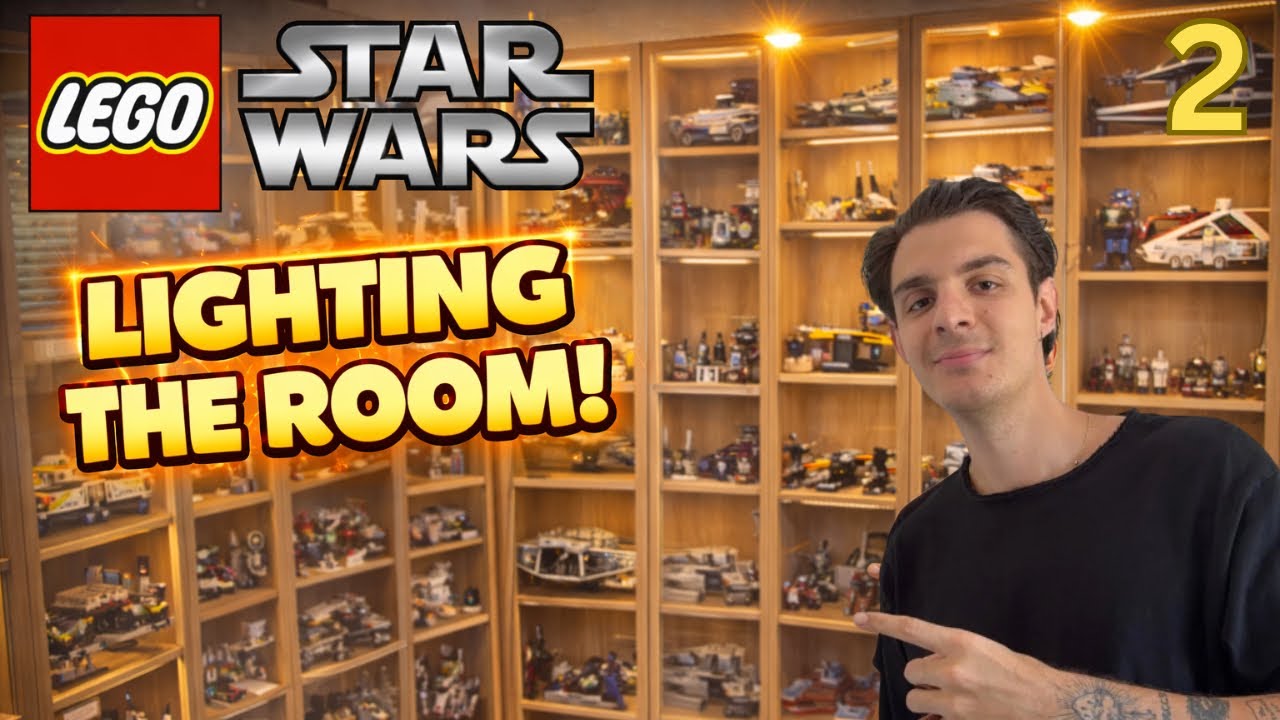 Lighting The Lego Star Wars Display! - Part 2