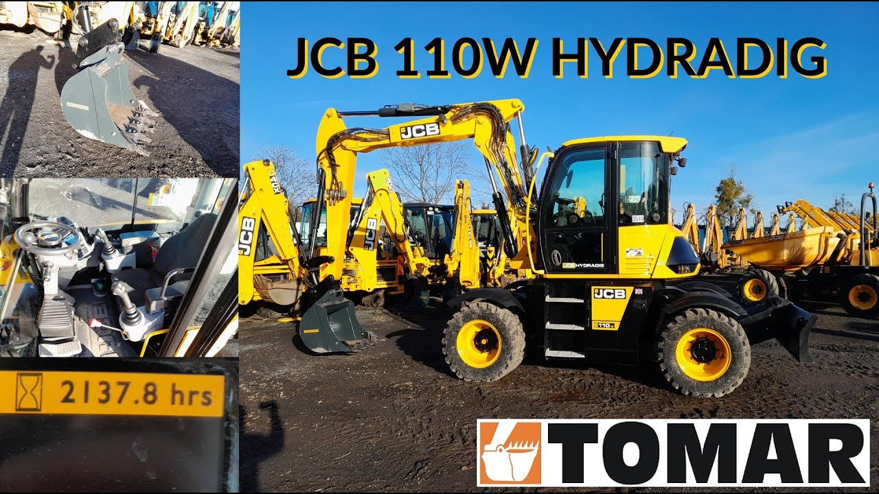 JCB HYDRADIG 2017 4957 tel +48 575 316 333 whelled excavator koparka kołowa