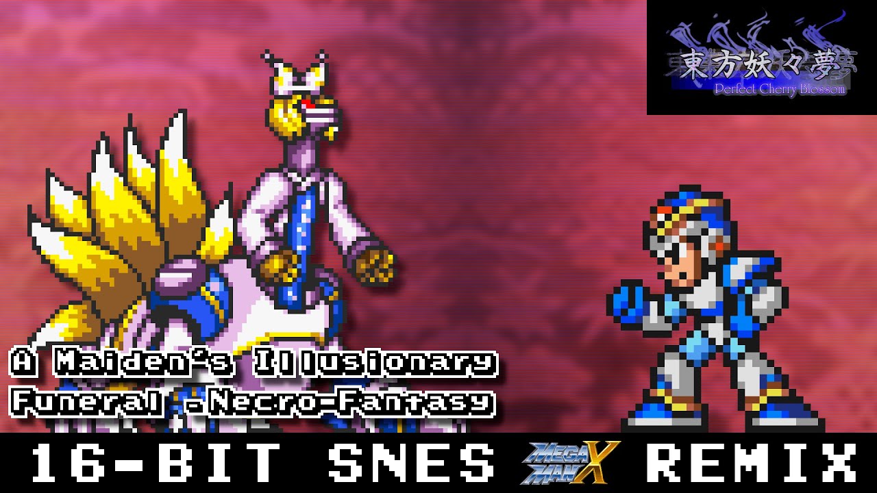 [16-Bit;SNES]A Maiden's Illusionary Funeral ~ Necro-Fantasy - Touhou 7【MMX Style, AddmusicK】