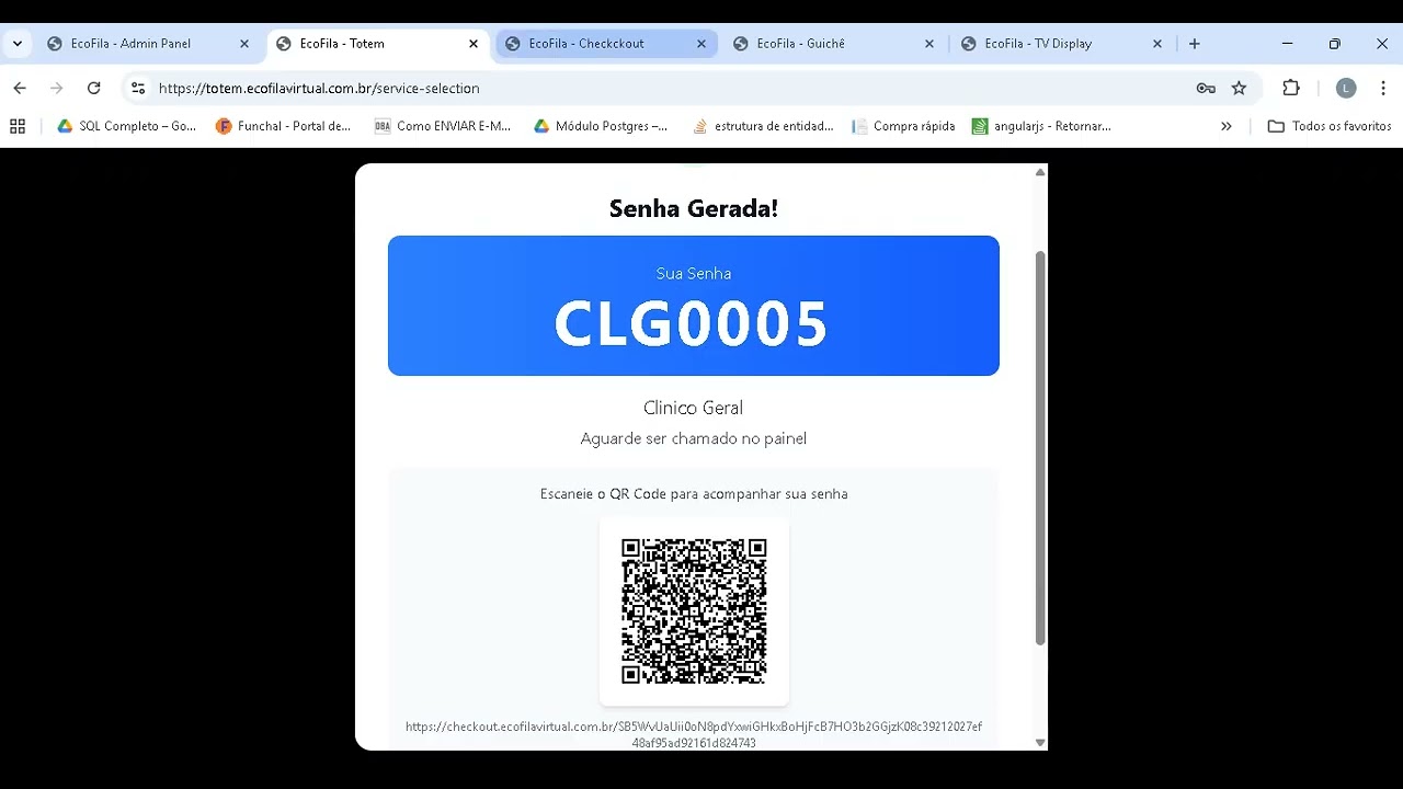 EcoFila Virtual – Sistema de Senhas 100% Digital