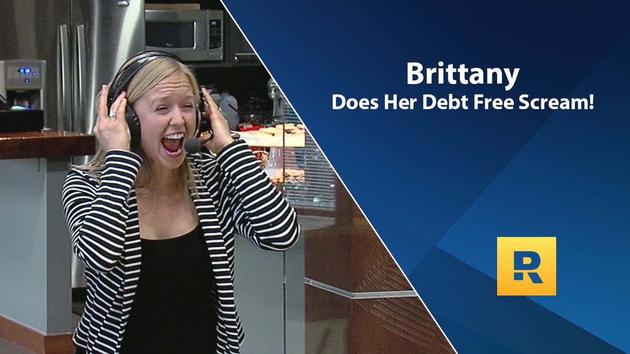 Brittany Does Her Debt Free Scream!