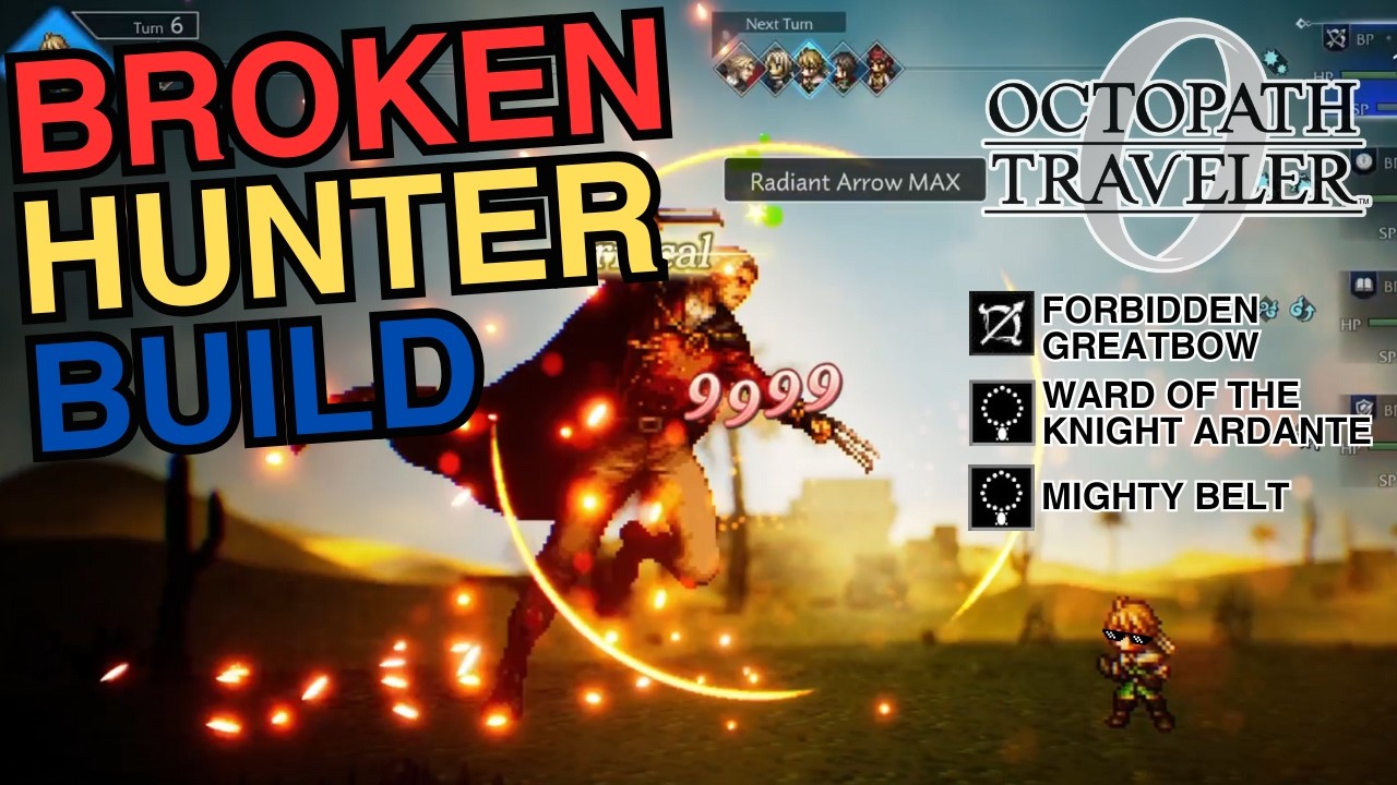 Ранняя сборка Broken Hunter Radiant Arrow #octopathtraveler0