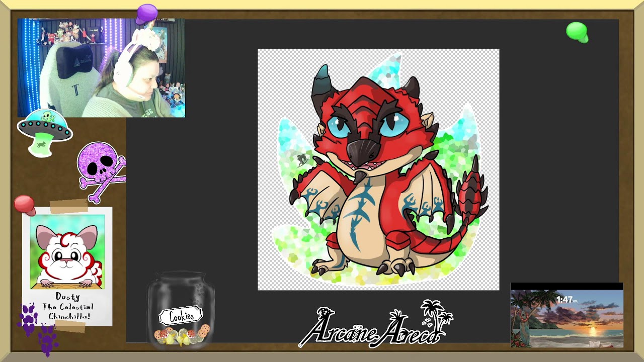 Monster Hunter Stories 3 - Chibi Ratha! || Drawing a Chibi Rathalos