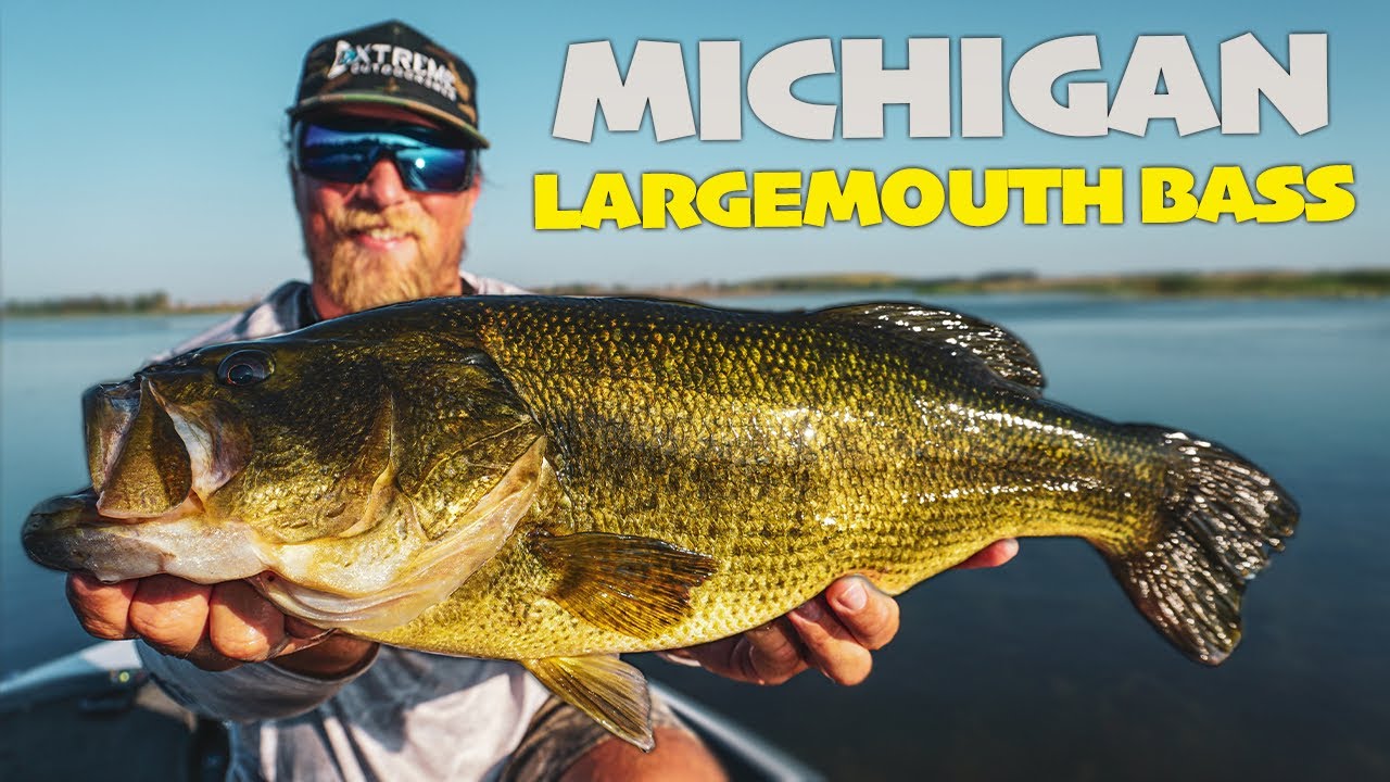 Fishing a New Michigan Lake That&rsquo;s LOADED with Giant Largemouth Bass!