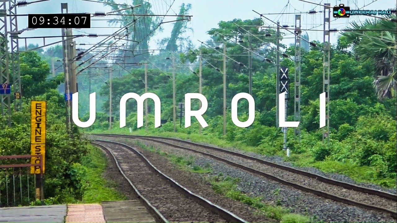 High Speed Action at Umroli: 32 Trains in 25 Minutes!
