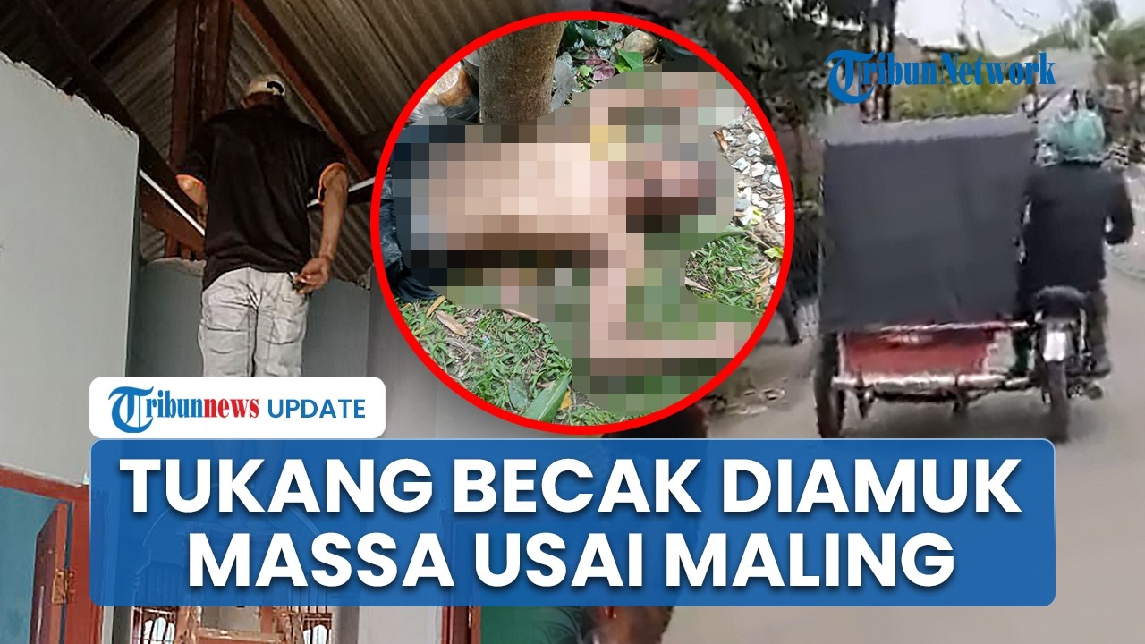 Kronologi Tukang Becak Kritis Diamuk Massa usai Maling Pompa Air di Deli Serdang, Ibu-Anak Ditahan