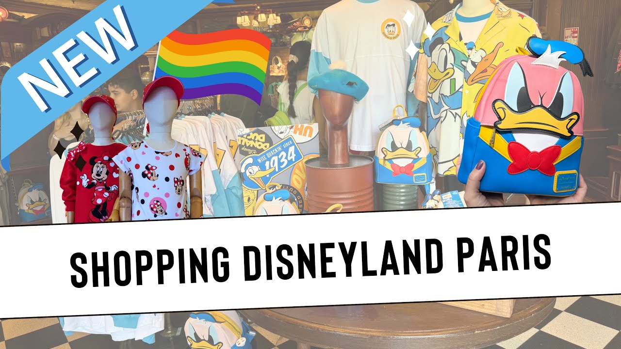 ✨Disneyland Paris Merchandise Juni 2024: Donald Duck & Pride Kollektion und neues Kinder Merch!✨