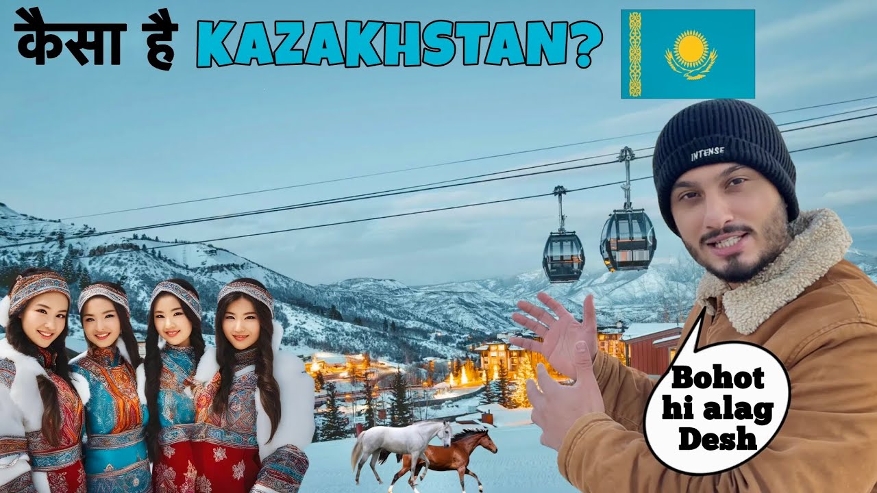 First Impression of Kazakhstan🇰🇿 | Snow village life of Kazakhstan 🇰🇿