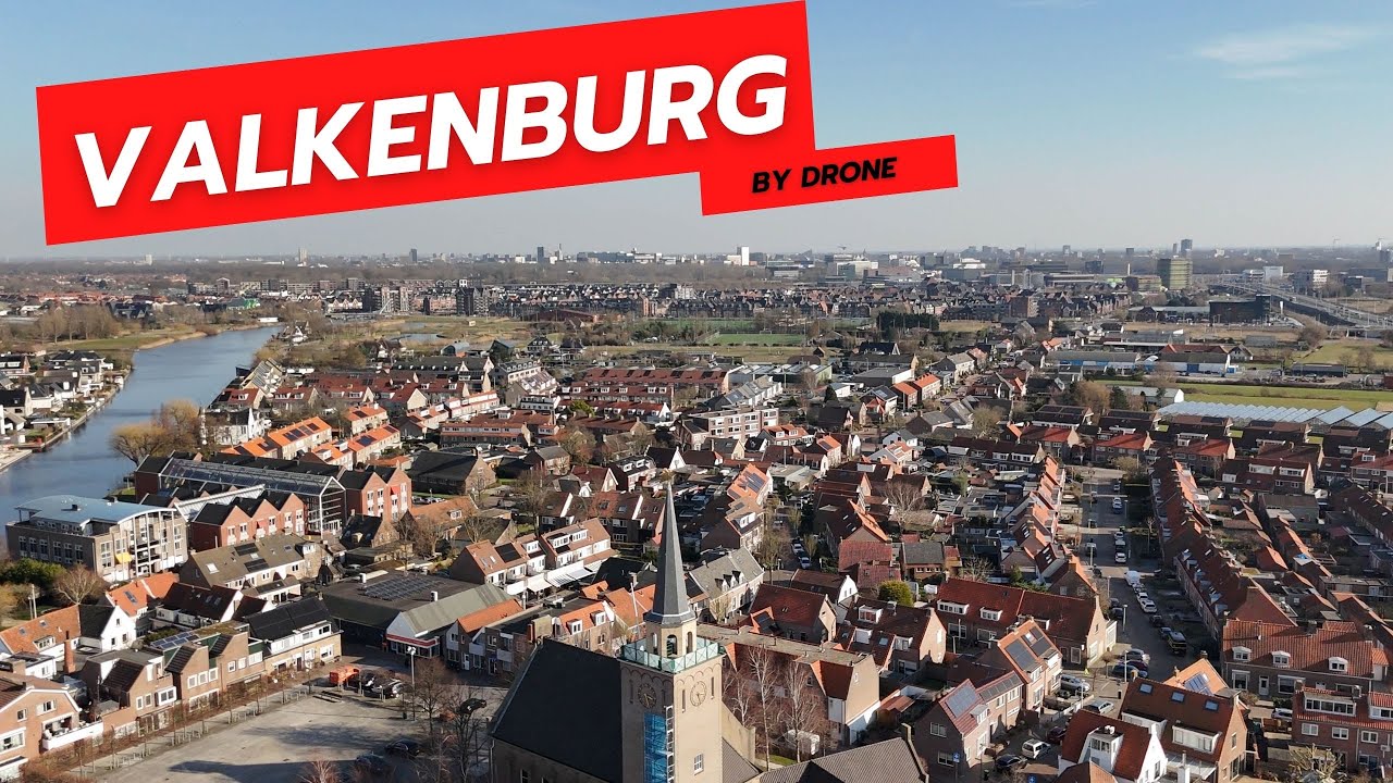 valkenburg zuid Holland | the Netherlands by drone