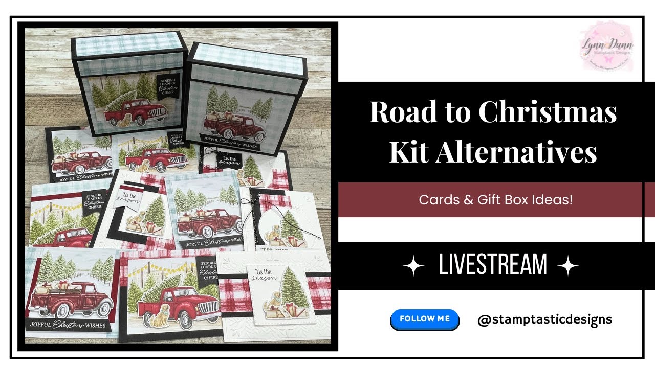 Road to Christmas Kit Alternatives | Card and Gift Box Designs