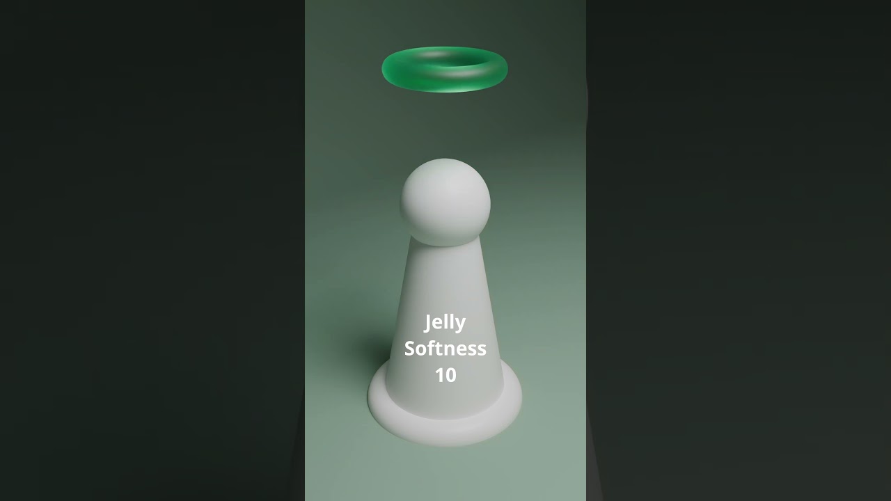 Jelly Vs Cone🔥#clothsimulation #satisfying #blender #3d #simulation #jelly
