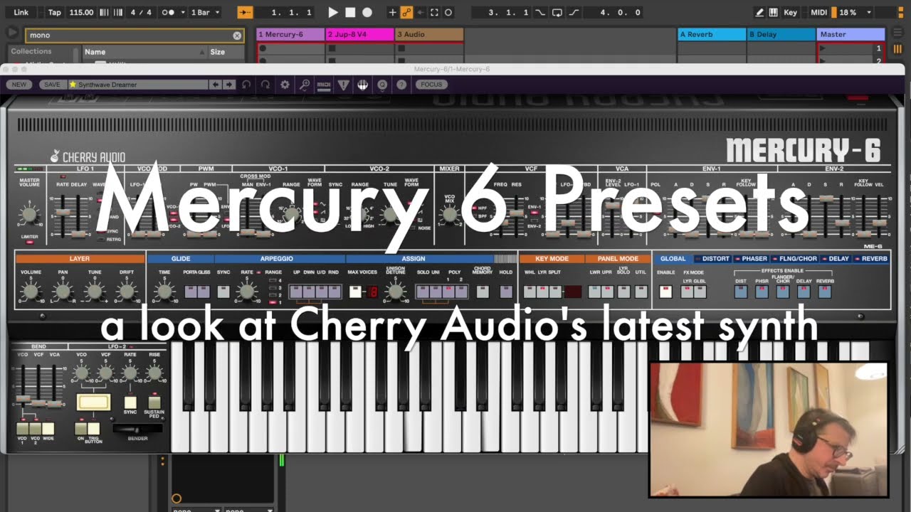 Cherry Audio Mercury-6 Presets Demo