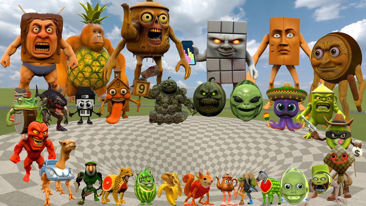 SPARTAN KICKING ROTTEN LIN GANG BOSS  ANPALI BABEL KETUPAT KEPAT TI TI SAHUR BIG FUNNEL Garry's Mod