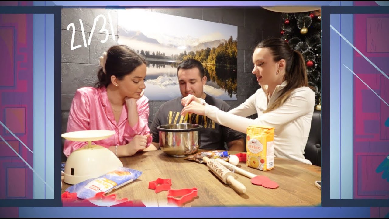 Pravimo Novogodišnje Gingerbread kolače 🍪 | VLOGMAS 21/31