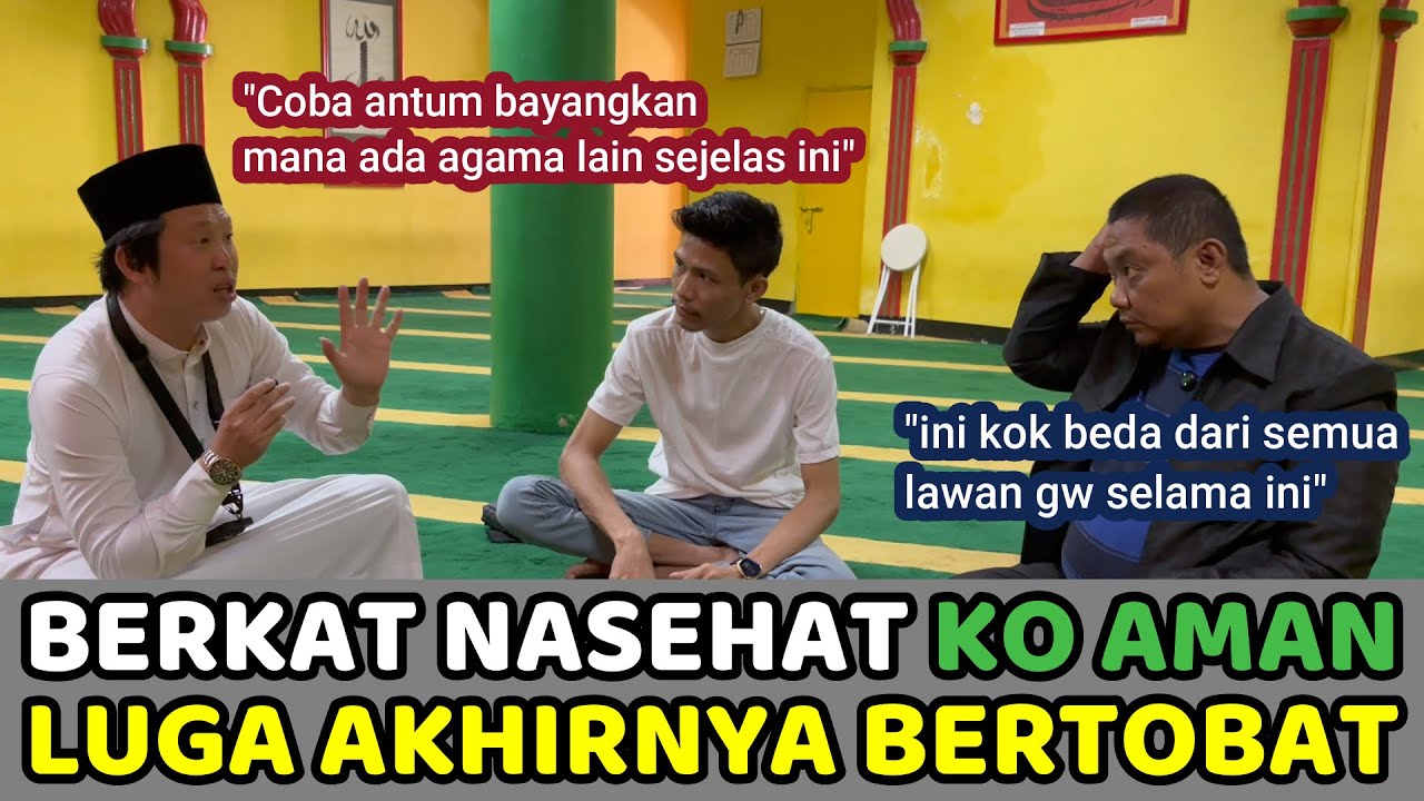 Berkat Nasehat Mualaf Ko Aman Yg Bijak..Nabi Oten Lugahon Akhirnya Mau Bertobat