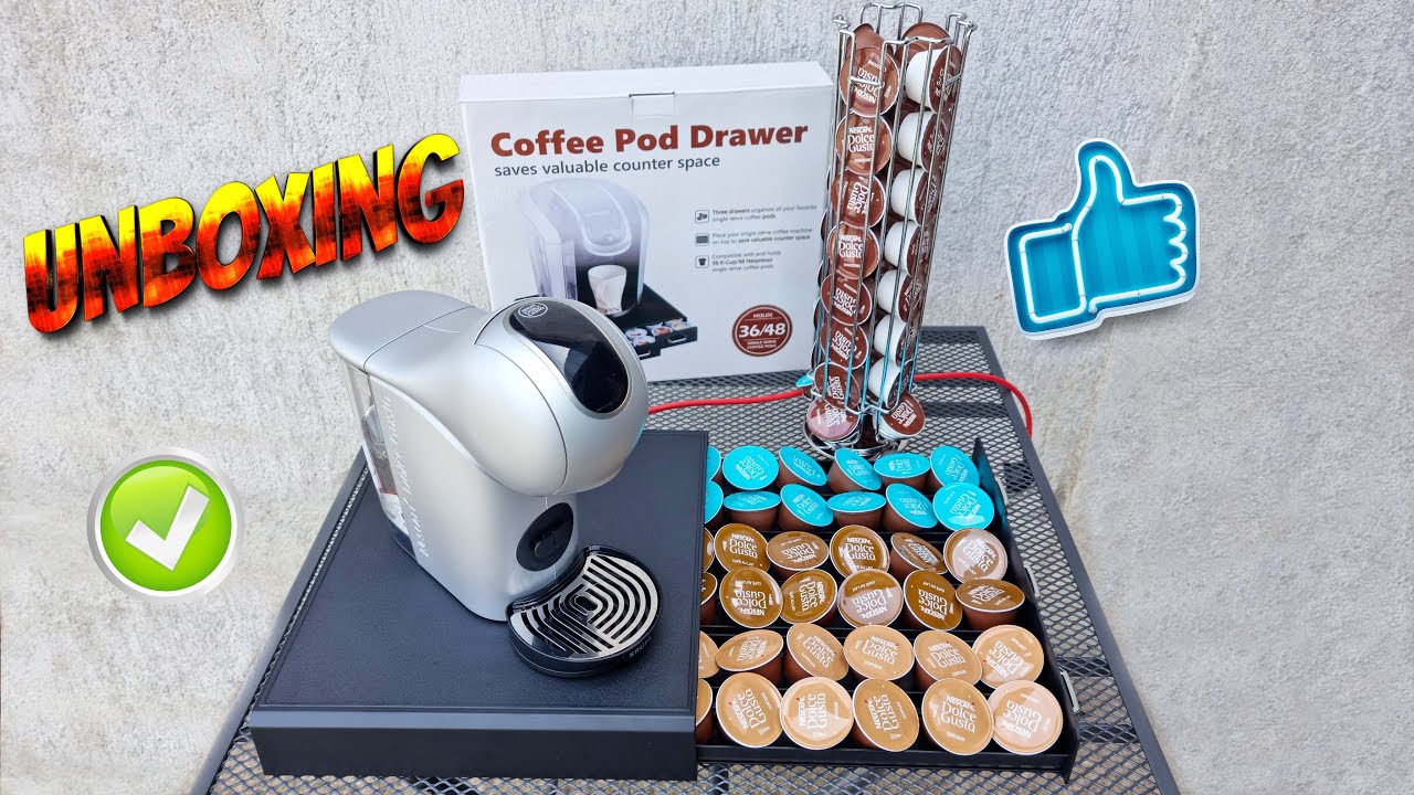 Coffee Pod Drawers / Holders for Dolce Gusto / Unboxing & Organizing